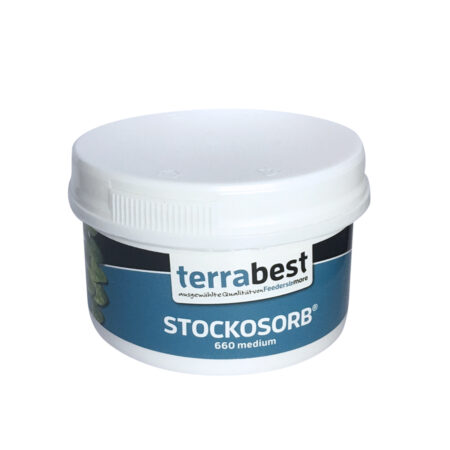 Terrabest STOCKOSORB® 250ml in der  verschließbaren Aufbewahrungsdose